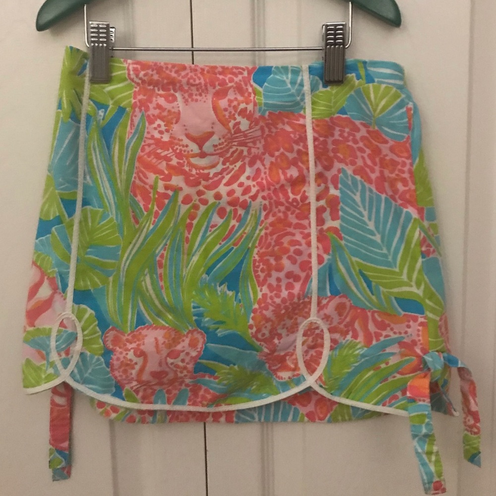 Lily Pulitzer jaguar mini skirt